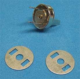 Magnet-Taschenverschluss 14mm silberfarbig